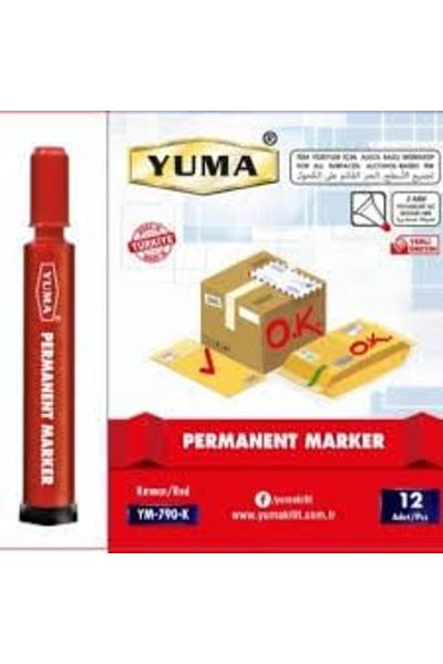 LUXE Parcel Pen Round Tip -In Black-Red-Blue Colors (12 Pcs) (Red) Lxshp 1055529