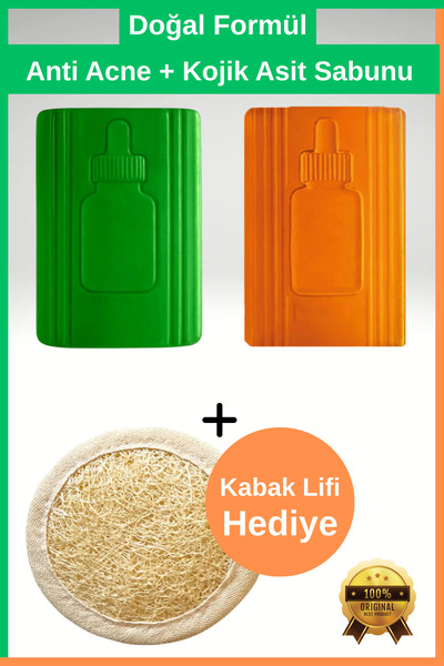 EpiRelax Anti Acne Sabunu Ve Kojic Asit Sabunu Lekelere Karşı Mucize Doğal Ac...