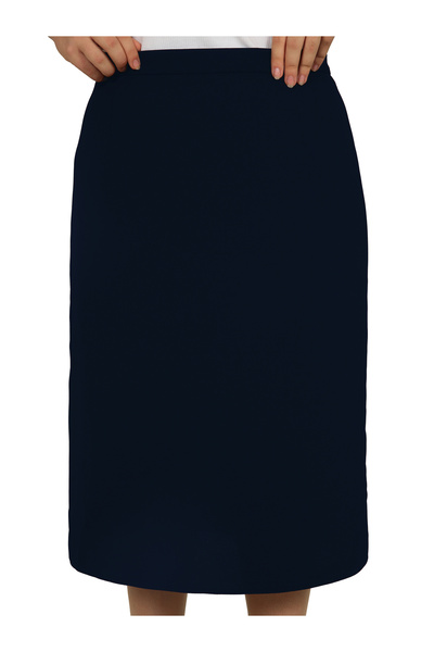 Butik Short, Back Slit Portoriko Fabric Lined Pencil Skirt Urun Length 70cm