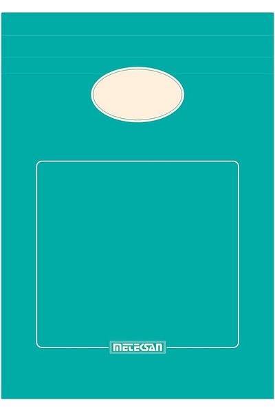 STOREMAX Sbl A5 Cardboard Cover Memo Pad, Mediterranean Series, 80 Sheets, Plain, Water Green Sblshp 1064356