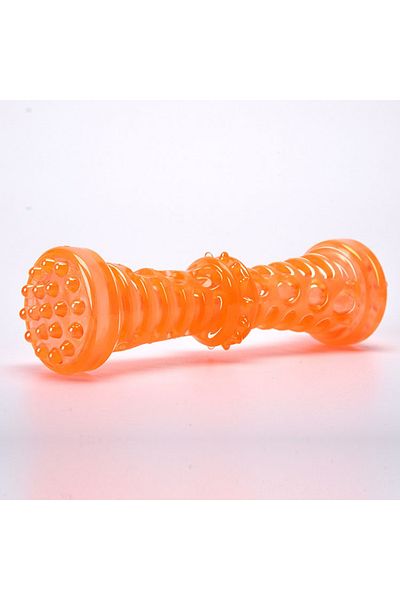 Choice orange-large Resistant Bite Resistant Pet Toy Toothbrush Bone Sturdy Dog Toy Interactive Puppy Game