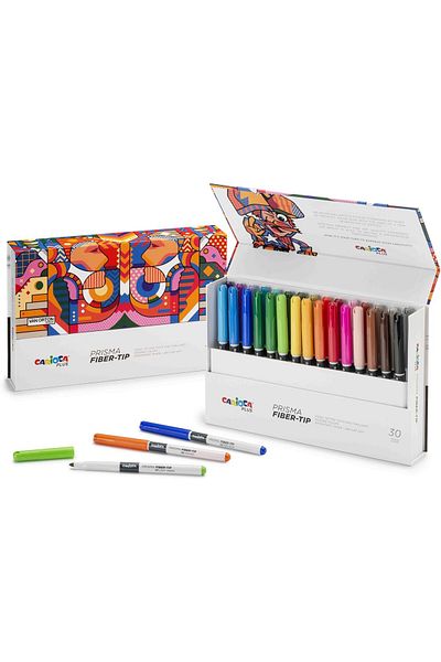 LUXE Plus Prism Fiber Tip Paint Pen 30 Pieces (Hard Box) Lxshp 1055529