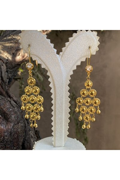 DİLEK KUYUMCULUK Hint işi altın küpe