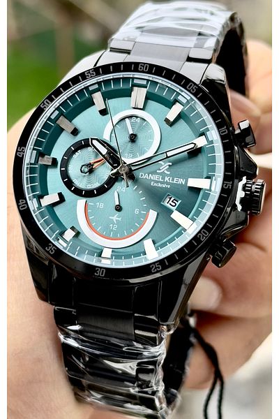 Daniel Klein Premium Men's Wristwatch 3 Atm Waterproof Stainless Steel Band