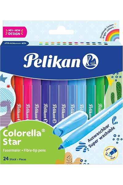 LUXE Colorella Felt Tip Pen 24Pcs Lxshp 1055529