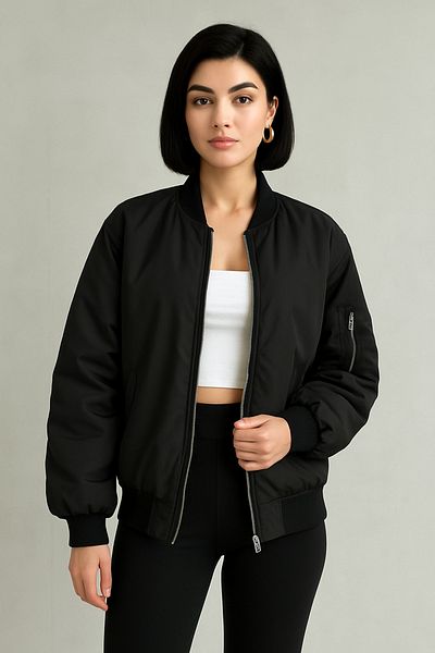 MEECY Unisex Bomber Jacket