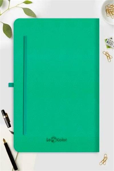 STOREMAX Sbl Color Undated Classic Notebook Rec Note 13X21 Lined Green Patterned Sblshp 1064356