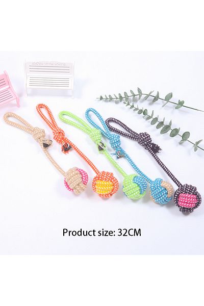 Choice 1Pc Random Color style C Interactive Cotton Rope Mini Dog Toys Ball for Dogs Accessories Toothbrush