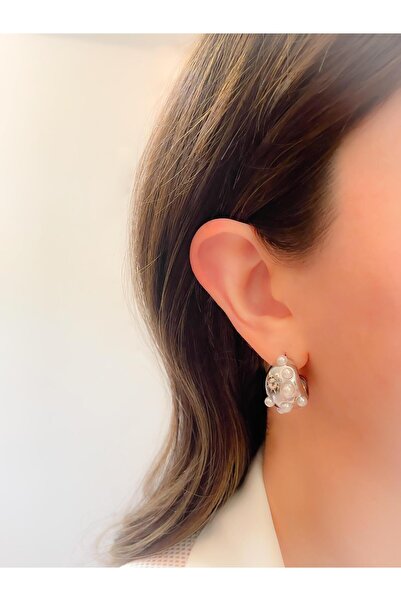 Trinos أقراط الصلب متعددة أقراط اللؤلؤ