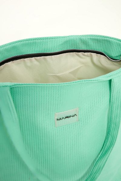 Marina Green Beach Bag Lined Large Volume Ca2502-4