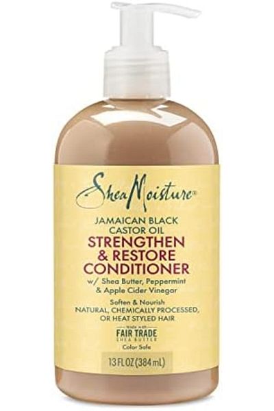 Shea Moisture Jamaican Black Castor Oil Grow and Restore Rinse Out Conditioner for Unisex 13 oz, 13
