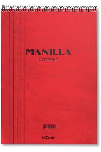 STOREMAX Sbl Color Manilla Office Memo Pad A5 Ruled Red Sblshp 1064356
