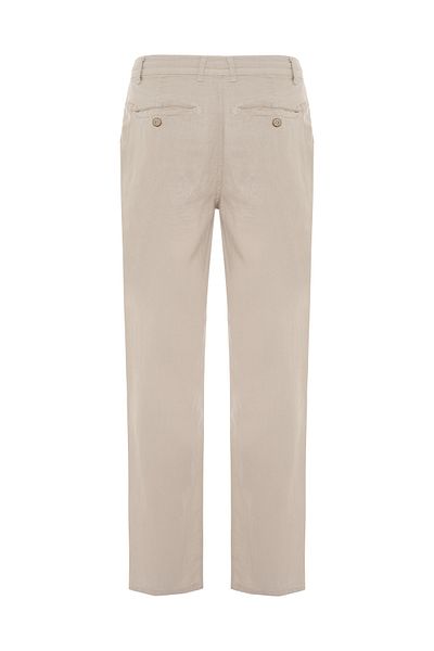 Mudo Straight Fit Linen Pants
