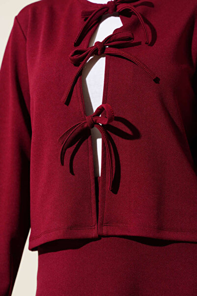 VOLT CLOTHİNG Női fűzős kabát szoknya dupla szett