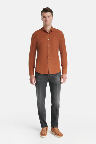 Vakko FİTİLLİ KADİFE SPOR GÖMLEK