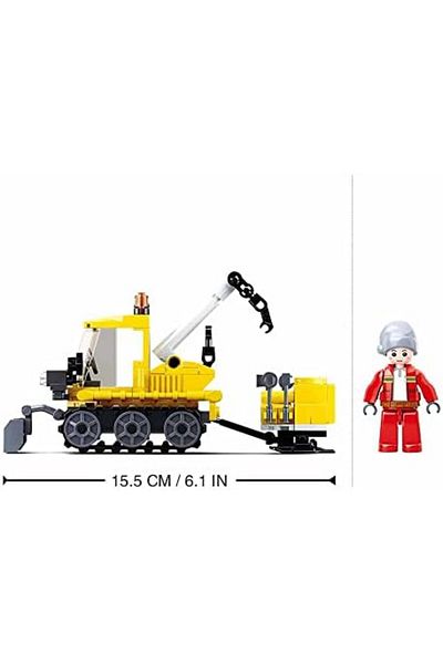 STOREMAX Ezg Town Toy Snow Rescue Vehicle Construction Set, 145 Pieces Ezsnshop 1065757
