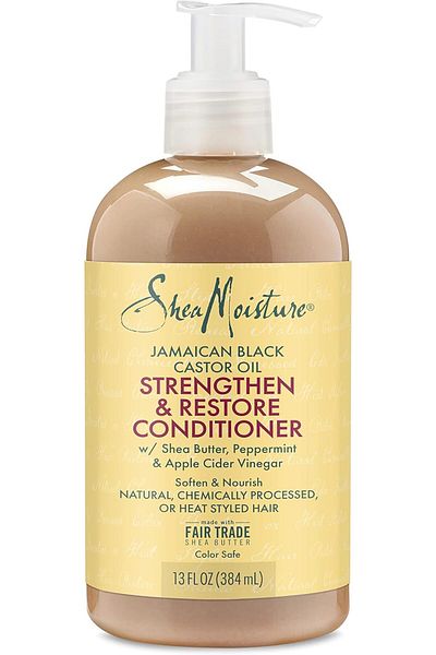 Shea Moisture Jamaican Black Castor Oil Grow and Restore Rinse Out Conditioner for Unisex 13 oz, 13