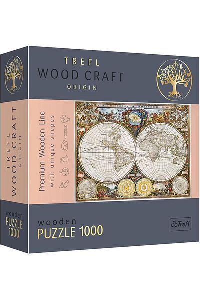 Mu Art Ahşap Mrt - Woodcraft 1000 Element, Wooden Crafts, Irregular Shapes, 100 Travel Characters, Mode