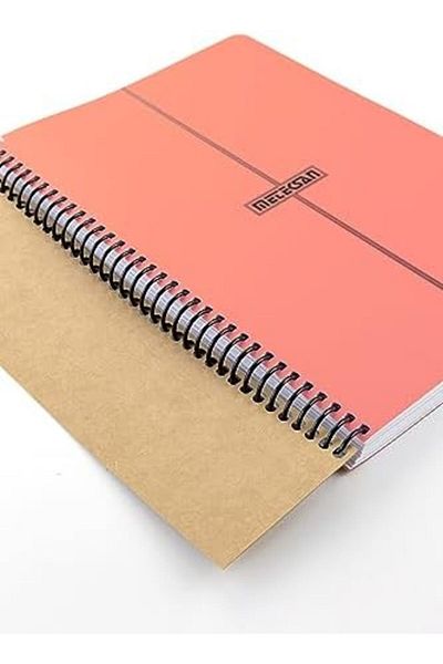 STOREMAX Sbl Infinity Pastel Series, A4, 4 Subject (3 Squares, 1 Line) 120 Sheets Pp Cover Spiral Deft