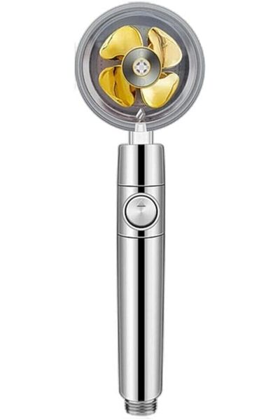 STOREMAX Ezg Turbo Stop Saving Massage Effect Gold Hand Shower Ezsnshop 1065757