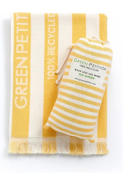 Mu Art Ahşap Mrt Petition Delmor Beach Towel (Ochre, 76X142) Art 871301