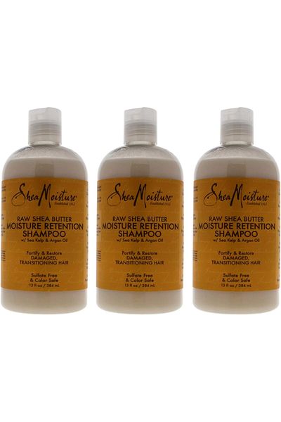 Shea Moisture Raw Shea Butter Moisture Retention Shampoo (Pack of 3)