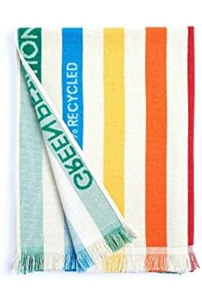 Mu Art Ahşap Mrt Petition 100% Recycled Beach Towel (100 X 180 Cm, Viva) Art 871301