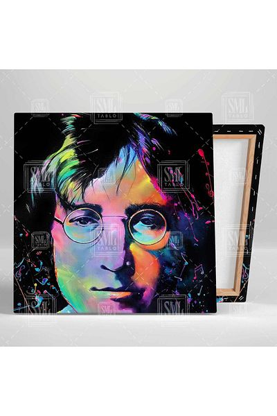 SML TABLO John Lennon Legendă Artist Muzician The Beatles Solist Imagine Square Canvas Print