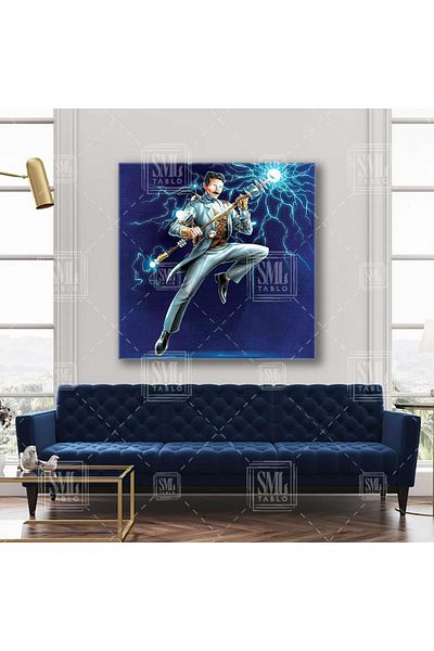 SML TABLO Nicola Tesla Inginerie electrică Inginerie energetică Pictură pătrată pe pânză