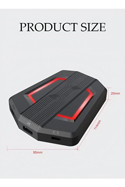 Generic Gaming Mouse Adapter Converter, P6 Keyboard For N-switch Ps4 Ps3 Xbox One 360