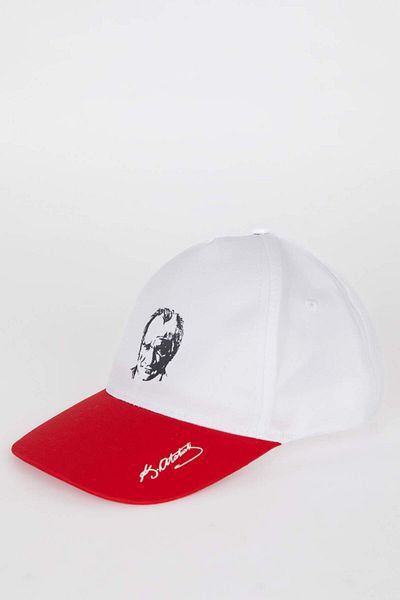 DeFacto Jungen Atatürk bedruckte Gabardine-Mütze A0399a825sm