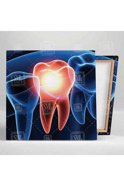SML TABLO Dentist Oral And Dental Health Office Pictură pătrată pe pânză