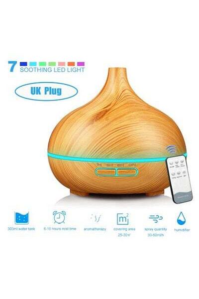 HALAMODO Remote Control Aromatherapy Machine Humidifier Beige 22.50x17.00x17.00centimeter