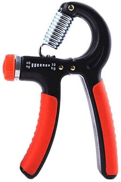 HALAMODO Adjustable Hand Grip Power Exerciser Forearm Wrist Strengthener Gripper , Red
