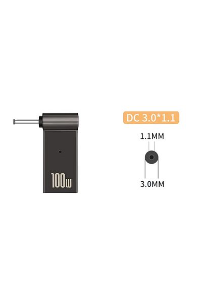 DIXSG 3.0-1.1mm 100w Usb Type C Fast Charging Adapter Plug Connector Universal Usb C Laptop Charger Conve