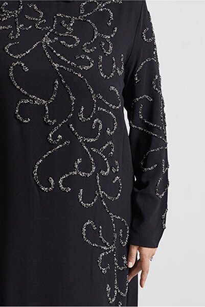 Alvina TAŞLI BÜYÜK BEDEN ELBİSE 20703