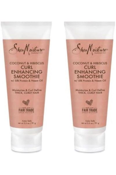 Shea Moisture Smoothie Coconut & Hibiscus Curl Enhancing Cream - 3.2 Oz
