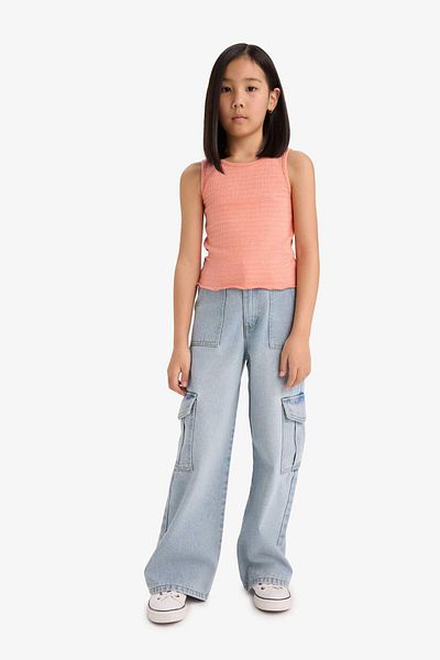 DeFacto Girl's Crew Neck Undershirt E4409A825Hs