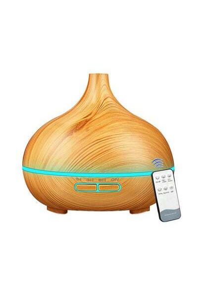 HALAMODO Remote Control Aromatherapy Machine Humidifier Beige 22.50x17.00x17.00centimeter