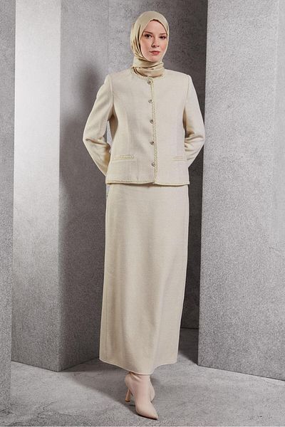 Alvina Tevid Suit with Skirts 30503