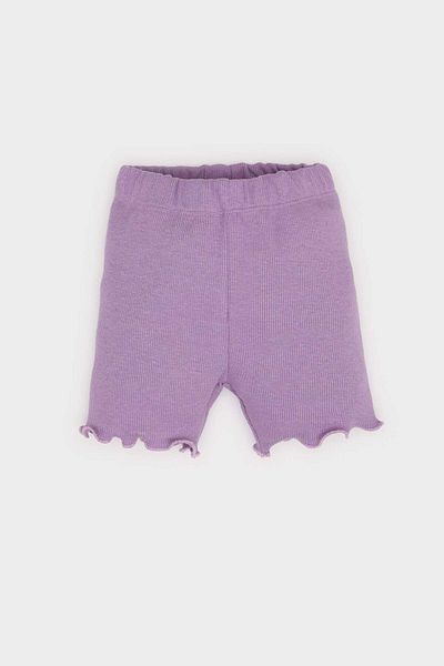 DeFacto Baby Girl Ribbed Camisole Shorts with Elastic Waist E8247A525Sm