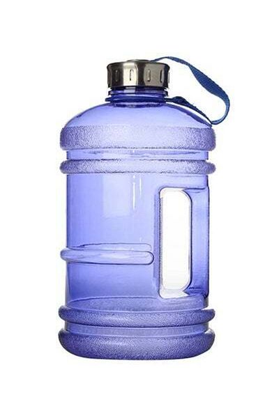 HALAMODO Gym Wide Mouth Shaker Water Bottle 13x13x27cm