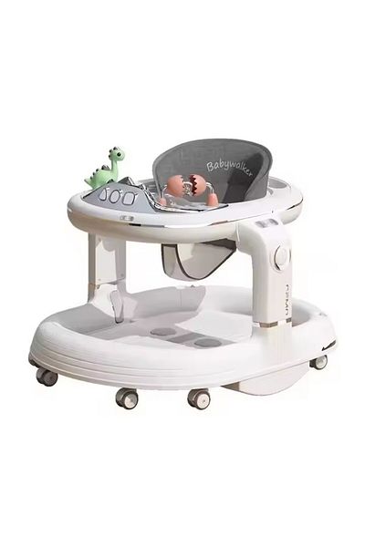 Flippy Premergator 4in1, Antemergator Balansoar Scaun De Masa, Functie Muzicala Greutate Portanta 25 Kg Alb