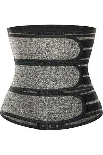 HALAMODO Neoprene Sweat Waist Trainer Corset Trimmer Belt S