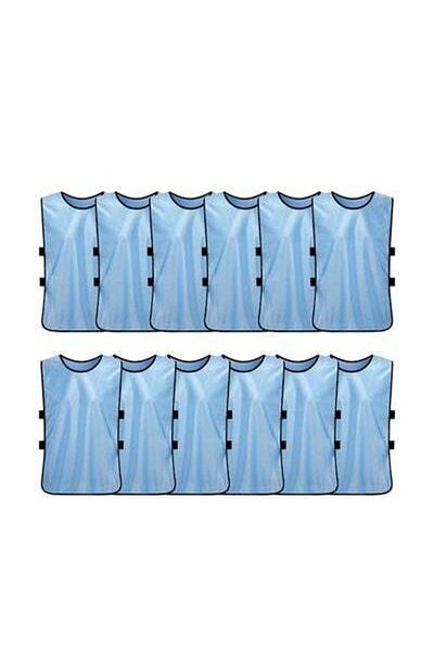 HALAMODO 12 PCS Adults Soccer Pinnies Quick Drying Football Jerseys Vest Scrimmage Practice Sports Vest Breat