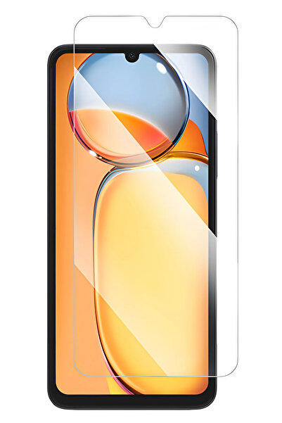 Glazef REDMİ 14C Ekran Koruyucu Cam Tam Uyumlu 9h Temperli Cam Kırılmaz Cam