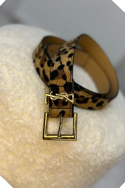 MoyStore Yssll Leopard and Blackgold Belt