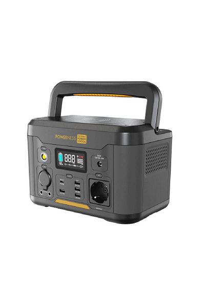 Powerness Acumulator extern Power Station Powerness U500, 515Wh, 3 USB-A, 1 USB-C, 1 x AC, Negru