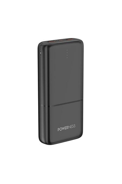 Powerness Acumulator Extern Powerness U72 20000 mAh, PD 22.5 W, Incarcare rapida, Negru