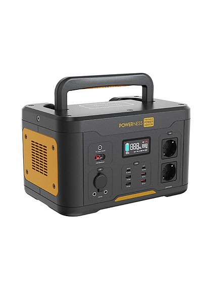Powerness Acumulator extern Power Station Powerness U1000, 1166Wh, 4 USB-A, 2 USB-C, 2 x AC, Negru